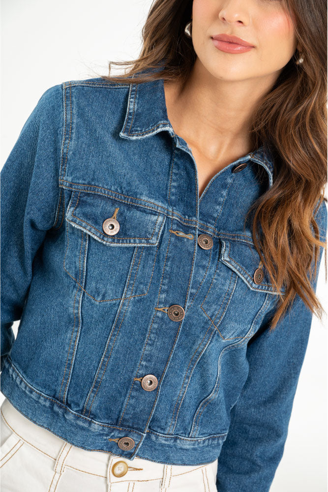 CHAQUETA DENIM CLASICA