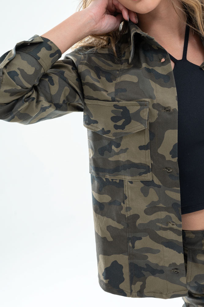 CHAQUETA CAMUFLADA