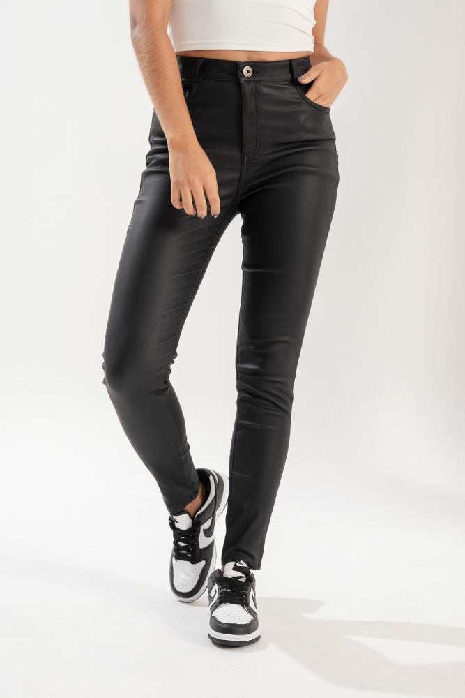 PANTALON SKINNY LEATHER