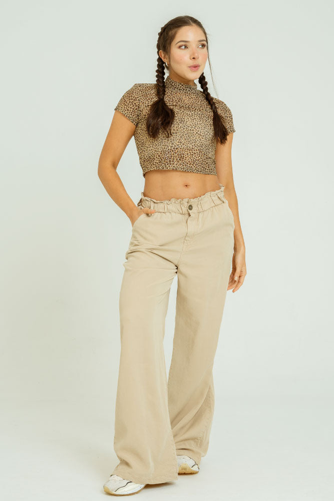 PANTALON RESORTADO TENCEL