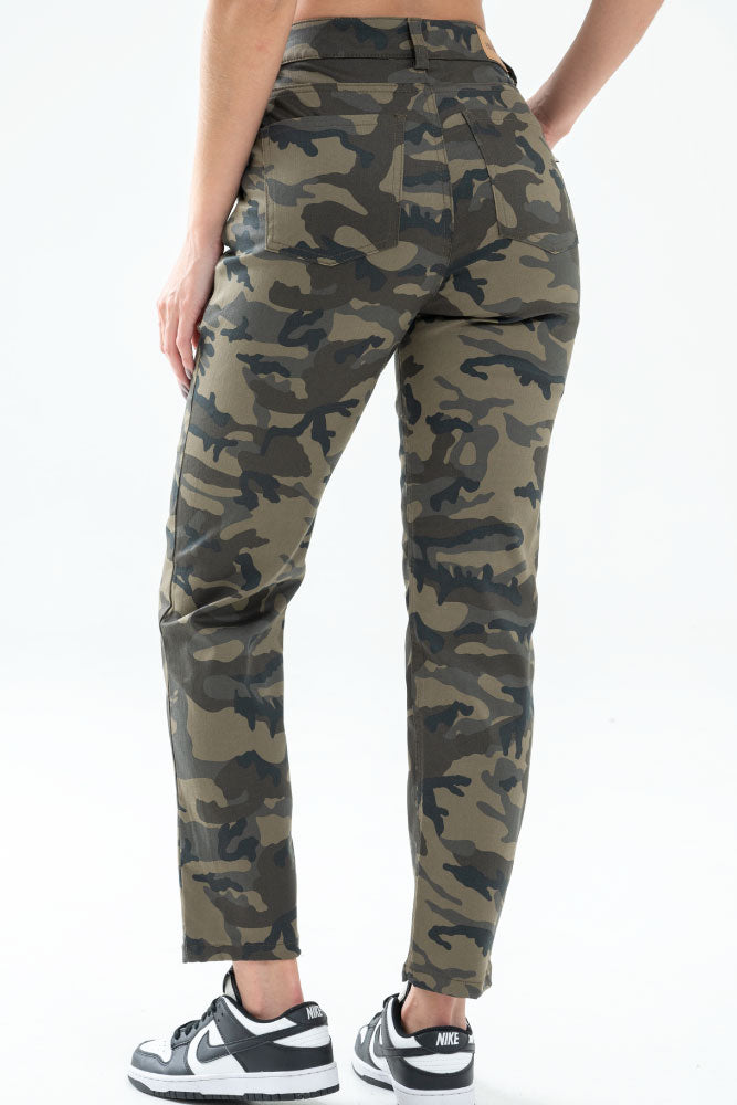 PANTALON MOM CAMUFLADO