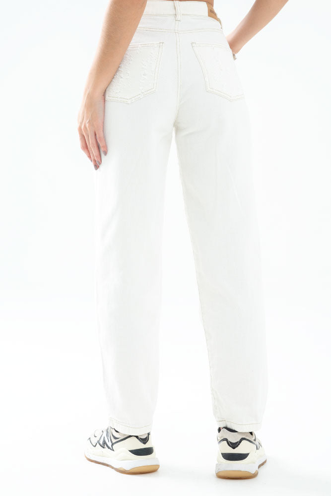 JEANS SLOUCHY NATURAL TEXTURA